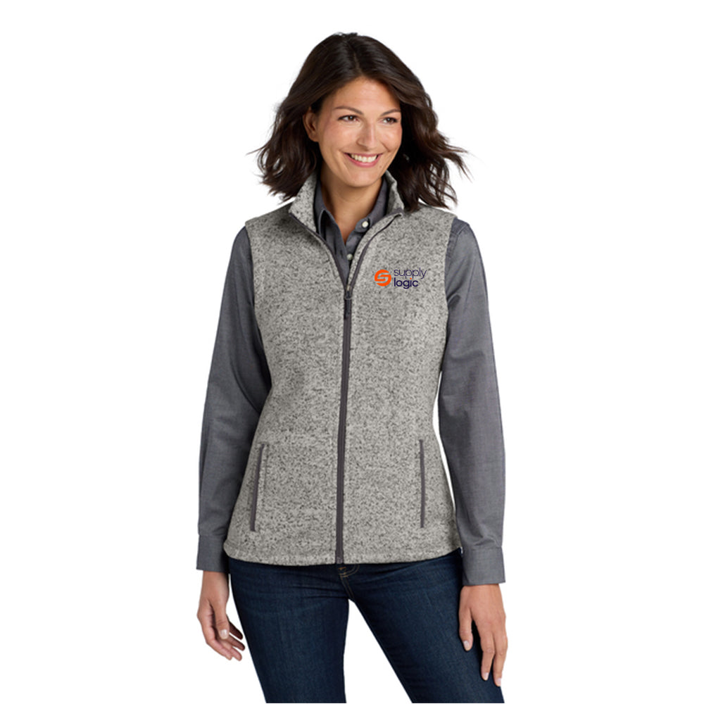 Port Authority Women's Sweater Fleece Vest